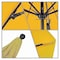 California Umbrella 9' Black Aluminum Market Patio Umbrella, Olefin Lemon 194061335611 - alternate 2